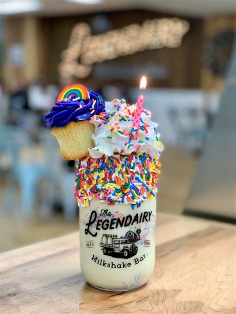 Legendairy milkshake bar - Milkshakes are a little pricey - only one option at $13.99 - but they are huge with cool options like a donut or brownie on top. You can also just get regular scoops too. Great milkshakes. $13 each and too big for one …